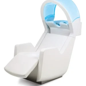 Salondesign Waschsessel mit Farbtherapie - Bezug schwarz