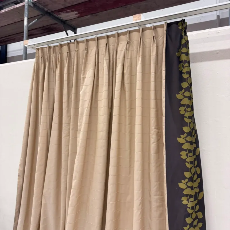 Gardine Beige Floral 200x250 Verdunkler Vorhang Gebraucht