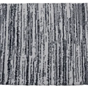 Talesma Vintage Artisanal Serene White/Navy Bath Mat 24"x36" Washable