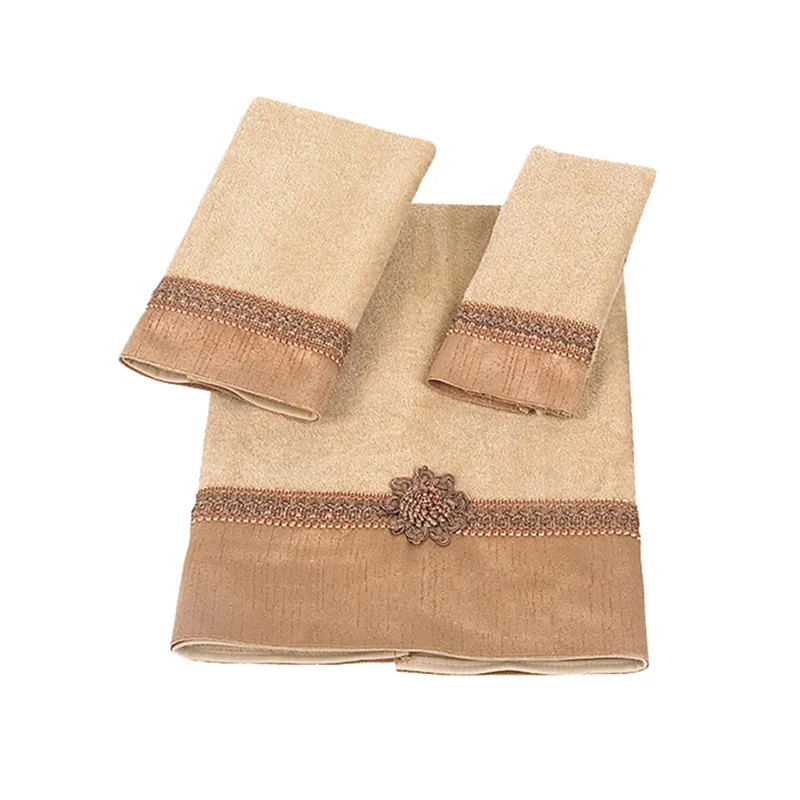 Avanti Braided Cuff Finger Tip Towel Rattan
