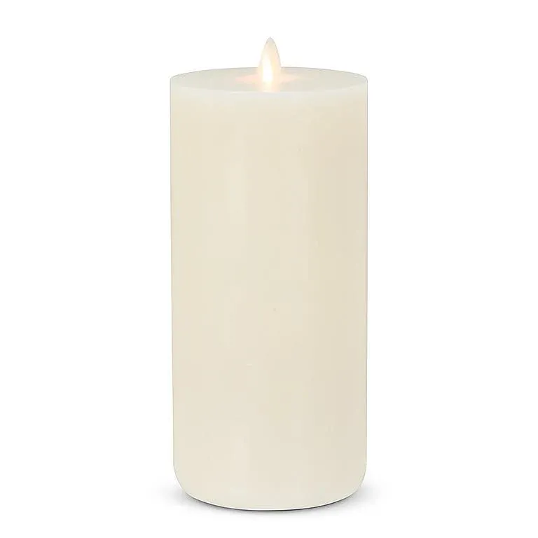 LightLi Moving Flame Extra Large Flameless LED Candle 4"x9"