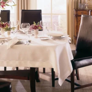 Sferra Classico Table Linens Doilies in Color Ecru