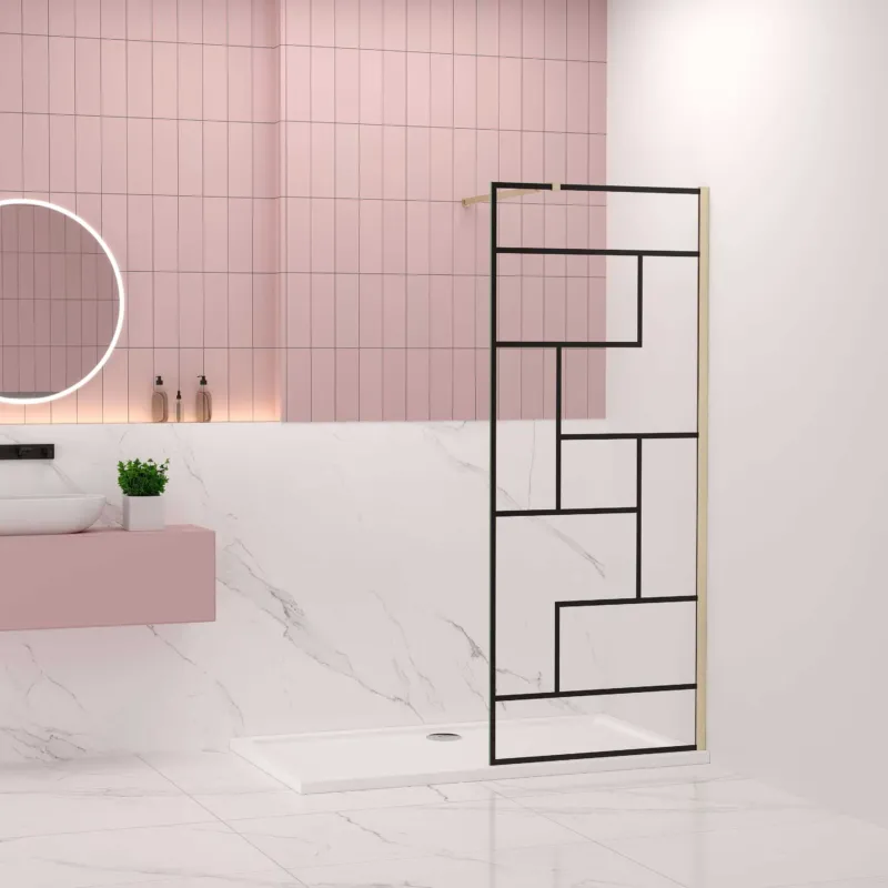 walk in Duschkabine 70-140xH.200 cm NANO Sicherheitsglas