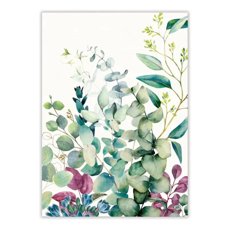 Michel Design Works Eucalyptus Mint Cotton Tea Towel
