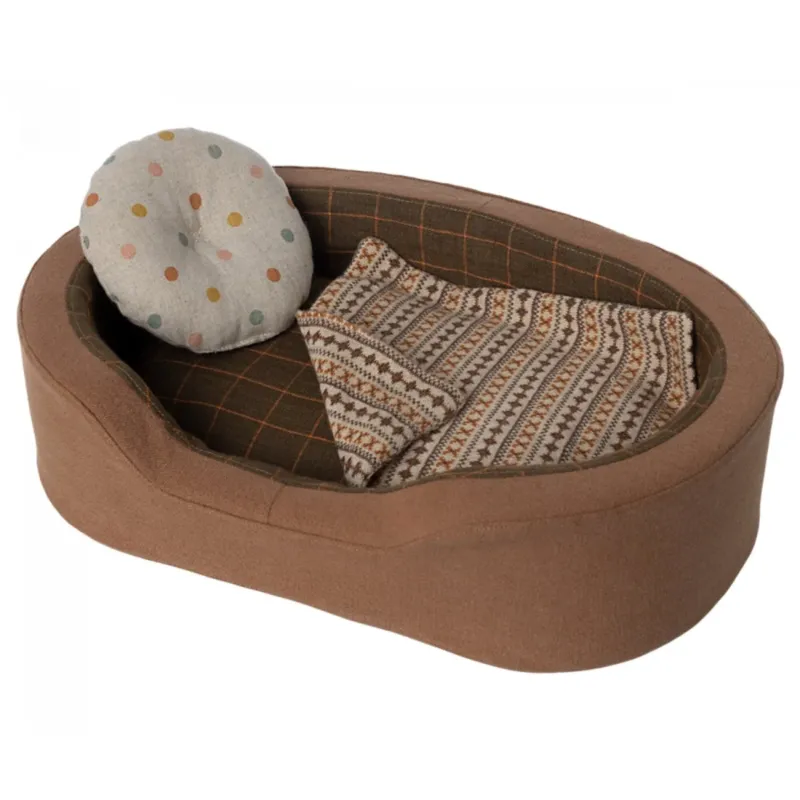 MAILEG - Panier Douillet, Medium - Marron