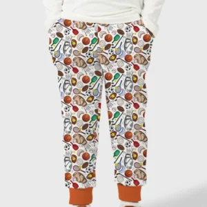 White Sports Equipment Bamboo Jogger