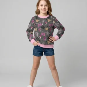 Western Mama & Me Matching Bamboo Crewneck Sweatshirt
