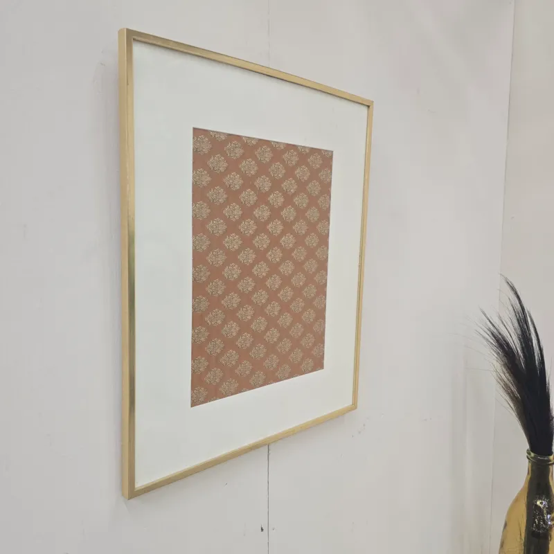 Wandbild Beidseitig goldener Rahmen Wanddeko