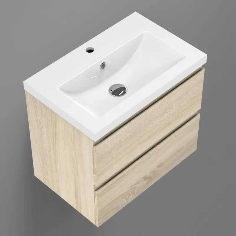 Waschtisch mit Unterschrank Badmöbel Waschbecken Unterschrank 60 cm